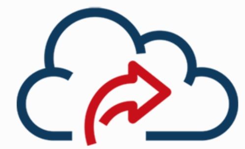cloud forward arrow